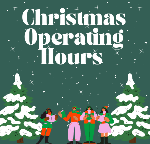 Christmas Operating Hours 2023